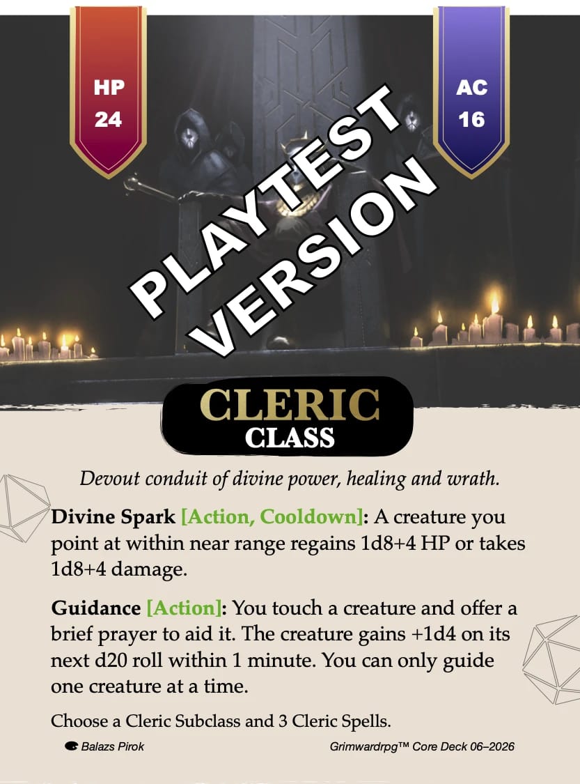 Class card